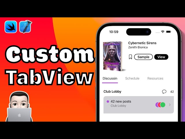 How to Make a Custom Tab Bar with Animation in SwiftUI – Step by Step for Beginners (2023)