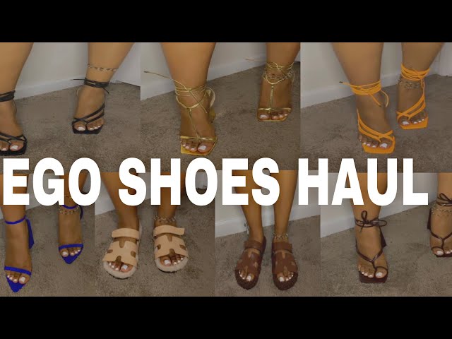 I’M OBSESSED WITH SQUARE TOE HEELS 🥺😩😍 | EGO SHOES HAUL