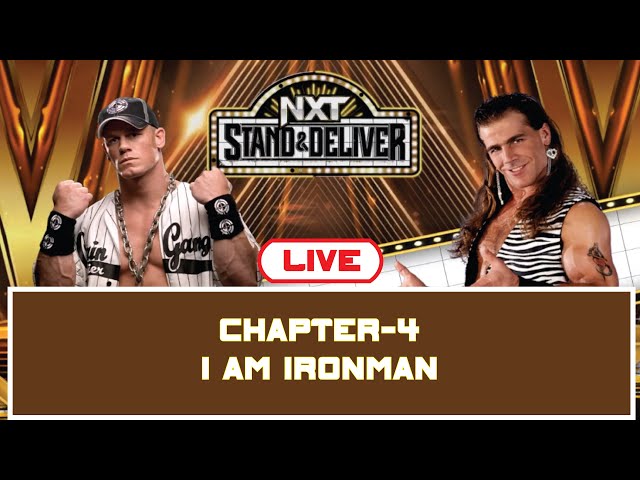 CHAPTER 4: I Am Iron Man , John Cena Vs Shawn Michaels , WWE 2K24 Gaming Live