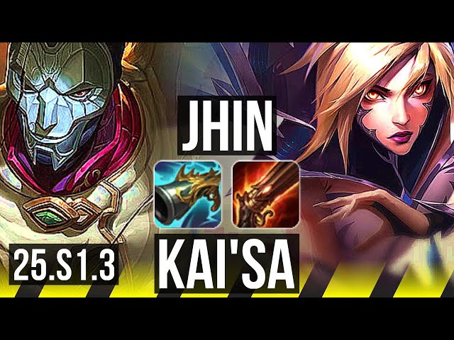 JHIN & Karma vs KAI'SA & Rell (ADC) | KR Master | 25.S1.3