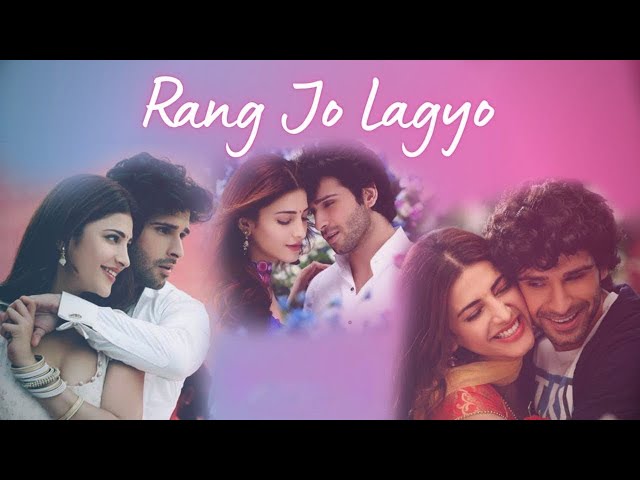 Rang Jo Lagyo | Girish Kumar | Shruti Haasan | Atif Aslam | Shreya Ghoshal | Hindi Love Song