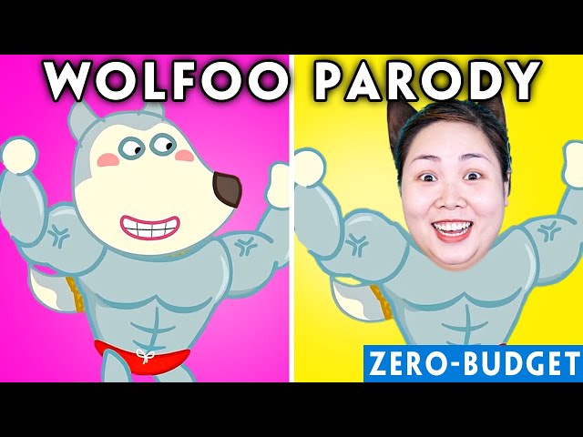 WOLFOO WITH ZERO BUDGET! - WOLFOO FUNNY ANIMATED PARODY | Wolfoo Saves the Fast Food