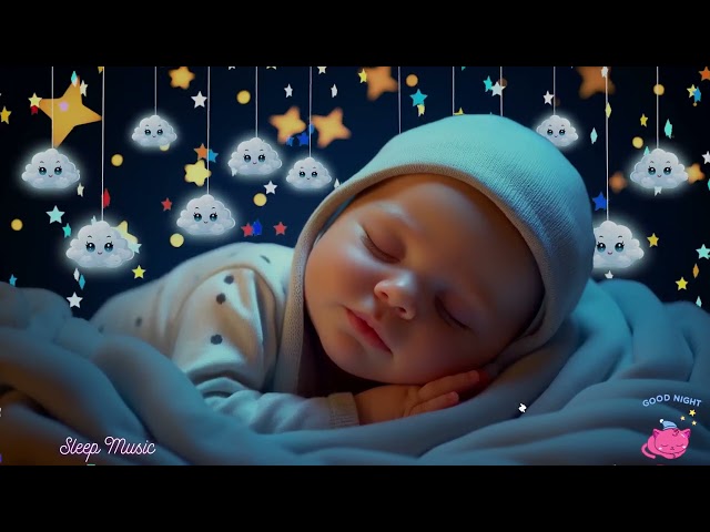 Overcome Insomnia in 3 Minutes 🎶 Sleep Instantly for a Restful Baby Sleep💤 Mozart Brahms Lullaby