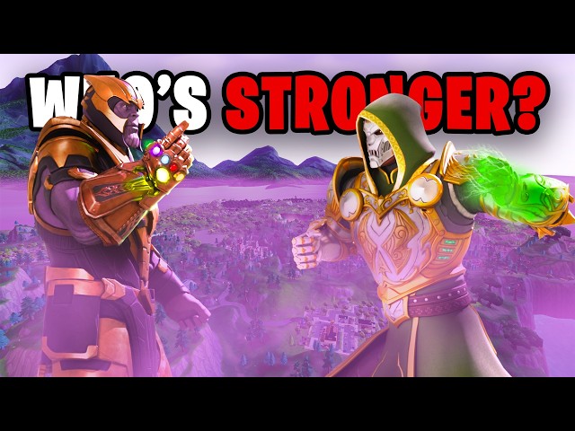 Thanos Vs. Doom | Who's Stronger in Fortnite?