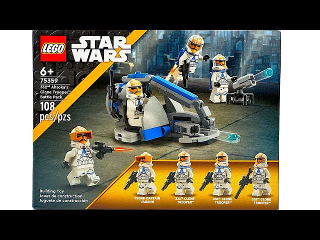 LEGO Star Wars 332nd Clone Trooper Battle Pack (75359) Review!