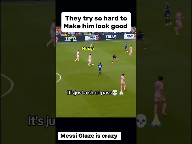 Messi's shot pass #shorts #subscribe #football