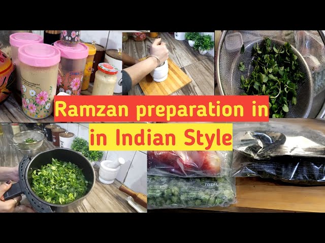 Basic preparation for Ramzan 2025 😇 in Indian style 🇮🇳 bohot hi aasan kuch kam ramzan ko karde aasan