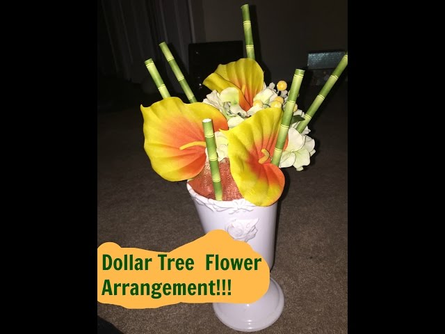 Dollar Tree Spring Floral Arrangement Decor