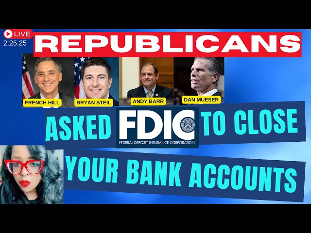 UNBANKING!! REPUBLICANS REQUESTED TO CLOSE YOUR BANK ACCOUNTS!!