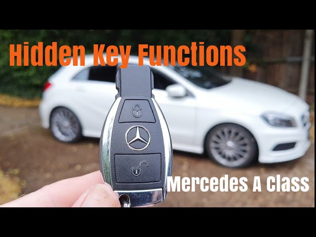 Mercedes A Class Key Hidden Functions