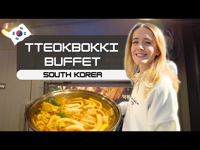 Where to eat UNLIMITED Tteokbokki in Seoul, SOUTH KOREA 🇰🇷