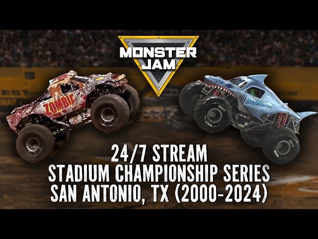 🔴 24/7 Stream: Stadium Championship Series from San Antonio, TX (2000-2024) | Monster Jam