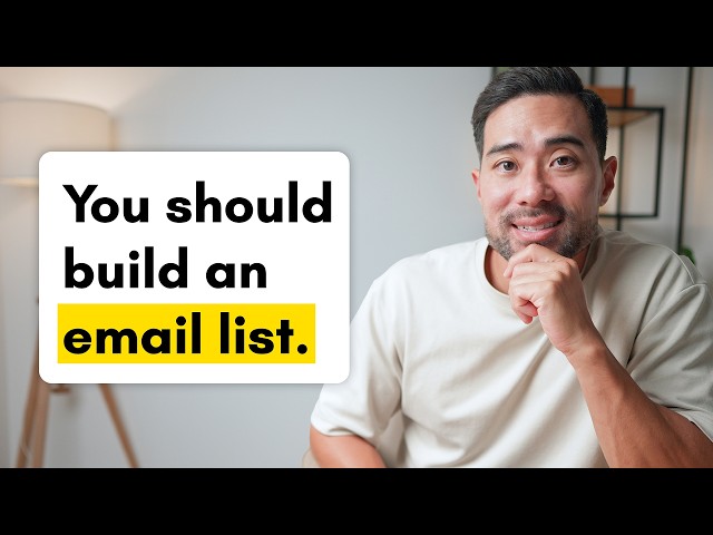 You should build an email list right now (this is how I’m doing it)