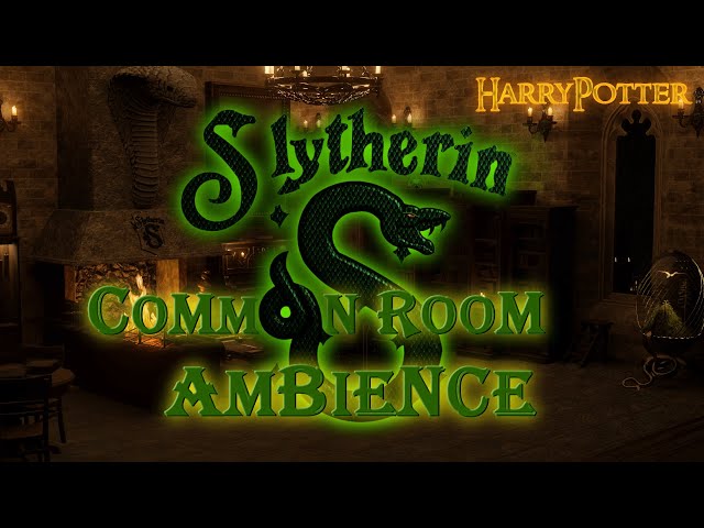 Harry Potter | Hogwarts Slytherin Common Room Ambience & Music