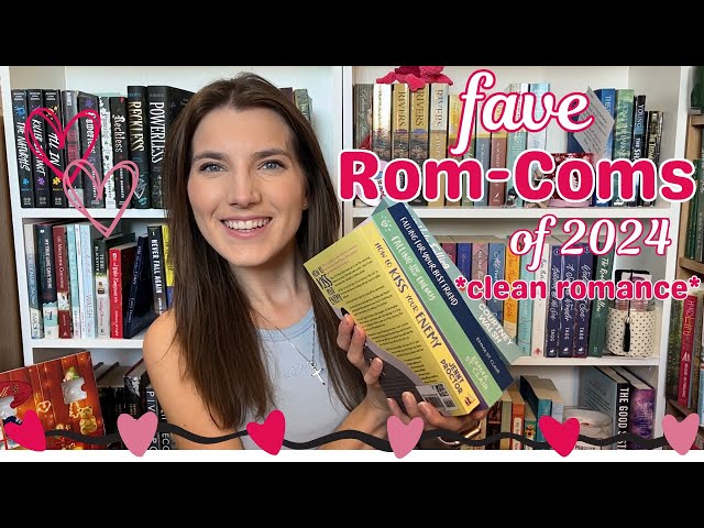 💕Best Rom-Coms I read in 2024💕clean romance books💕