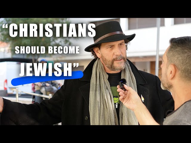 "Jesus Was Jewish So Christians Should Become Jewish" | Street Interview