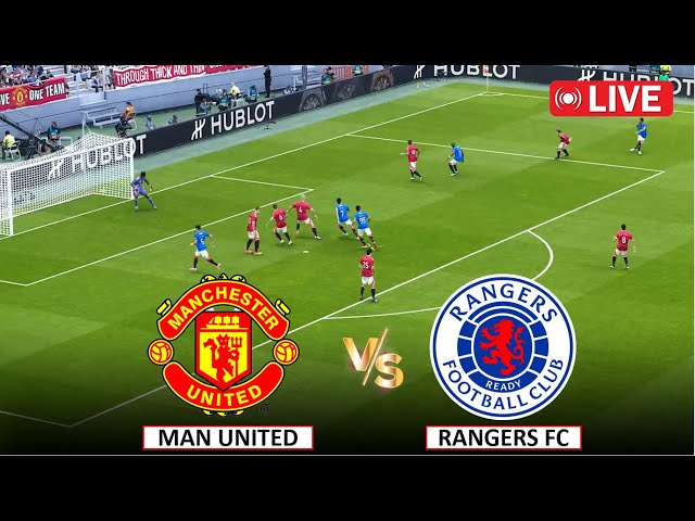 🔴Live : Manchester United vs Rangers I Europa League Full Match Live Stream Today eFootball Pes 21