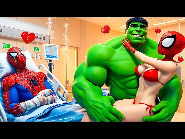 Hulk x Spider Man Love Story vs Doctor in Granny House | Funny Horror Animation