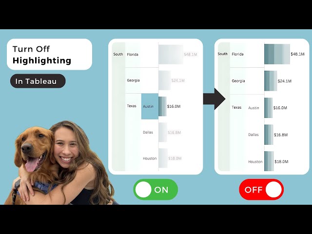 Tableau Quick Tips: Turn Off Highlighting with Filter Actions