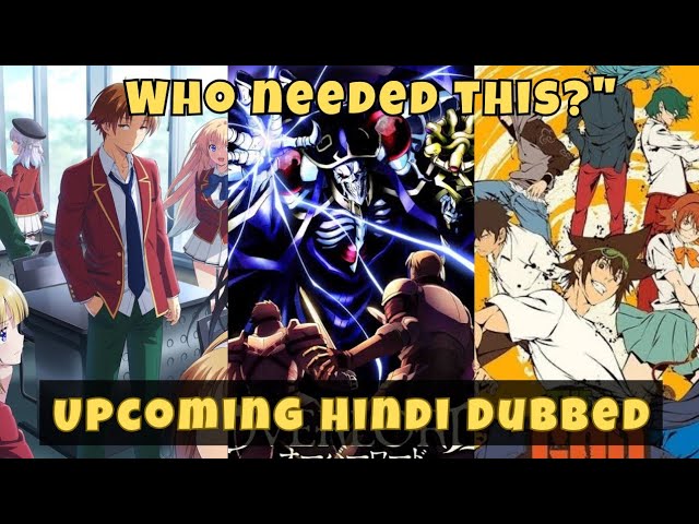 Upcoming Hindi Dubbed Anime in Progress for Crunchyroll, JioCinema & Sony YAY!