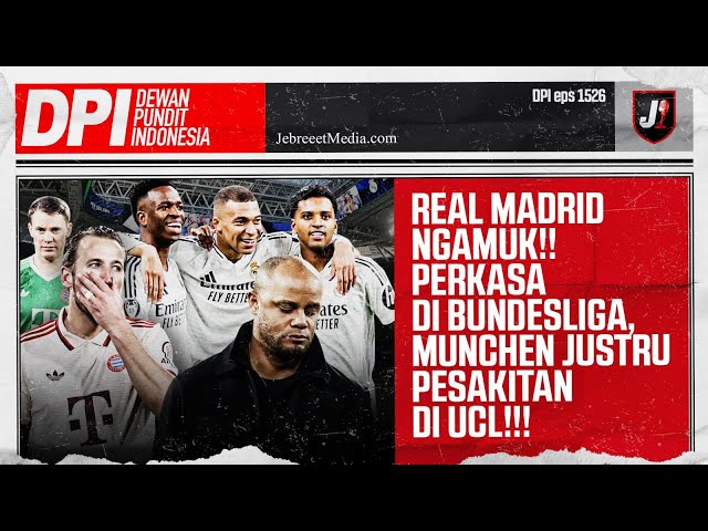 MADRID NGAMUK BERKAT ANCELOTTI JINAKAN MBAPPE CS, MUNCHEN LAYU DI CHAMPIONS LEAGUE - DPI - EPS 1526