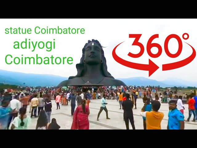 Isha yoga shiva temple 360 video real travel video High quality on YouTube to see the video clearly