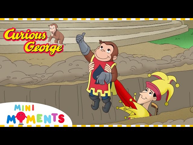 George Builds a Moat! 🏰💧 | Curious George | Mini Moments