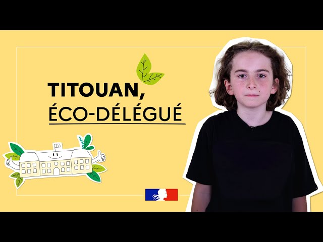 Titouan, éco-délégué