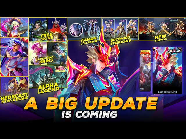 A BIG UPDATE IS COMING | NEOBEAST | ALPHA LEGEND | UPCOMING STARLIGHT | RELEASE DATES