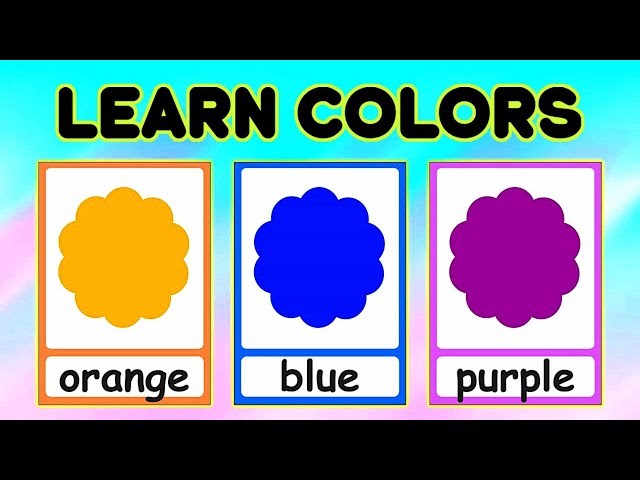 Baby Learn Colors - Fun Educational Video for Toddlers | Learn Colors for Kids | Baby Learning