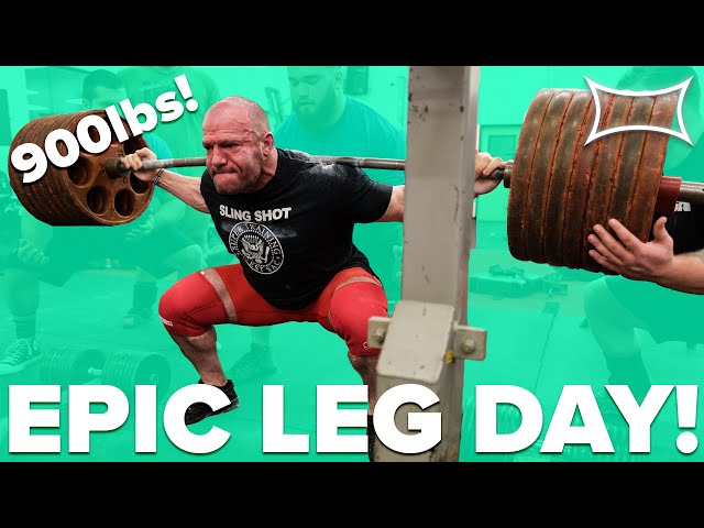 WHAT 900lbs Feels Like | INSANE SQUAT WORKOUT