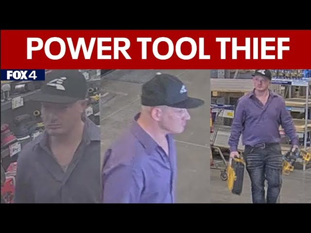 Trackdown: Help find suspect who stole power tools from Fort Worth store