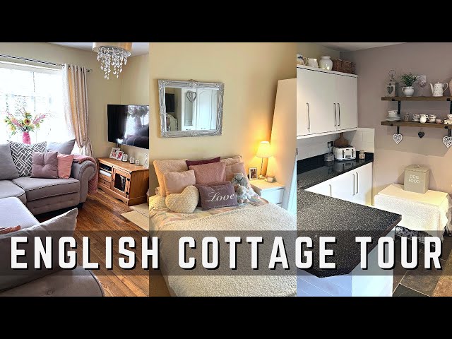 English cottage home tour 2022 - Cosy feminine shabby chic decor