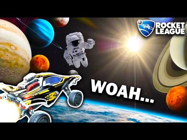 Rocket League, but the field is the WHOLE SOLAR SYSTEM