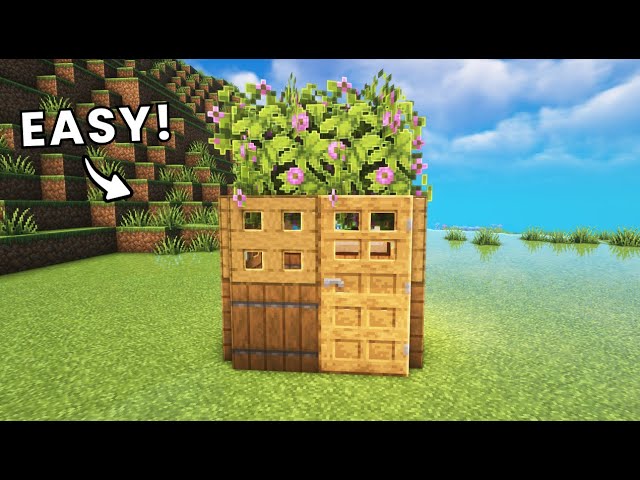 Minecraft: How to Build a Smallest House (Easy)