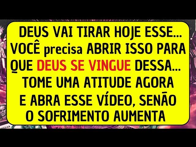 DEUS PRECISA TE SALVAR DESSE SOFRIMENTO PORQUE DAQUI 2 MIN VOCÊ VAI PARTIR. ABRA ESSA PROFECIA AGORA