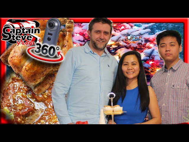 Christmas Eve - Nochebuena - Philippines Celebration - Dinner And Gift Opening - 360 Video