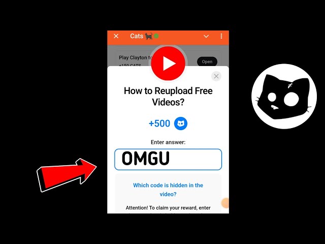 How to Reupload Free Videos! Cats Code | How to Reupload Free Videos cats video code today