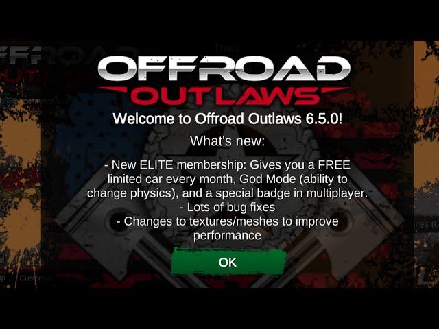 OFFROAD OUTLAWS NEW UPDATE OUT!! (ELITE MEMBER!)