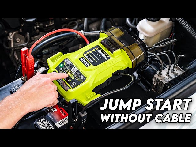 Ryobi One+ Car Jump Starter- Jump Start Your Car With a Power Tools Battery!