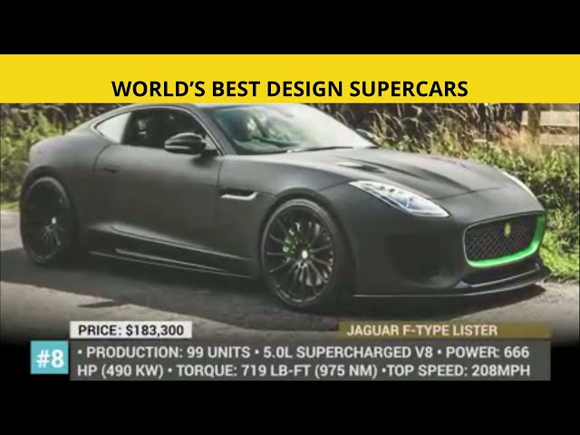 A Luxury Life - WORLD’S BEST DESIGN SUPERCARS - Luxury Life Reveal