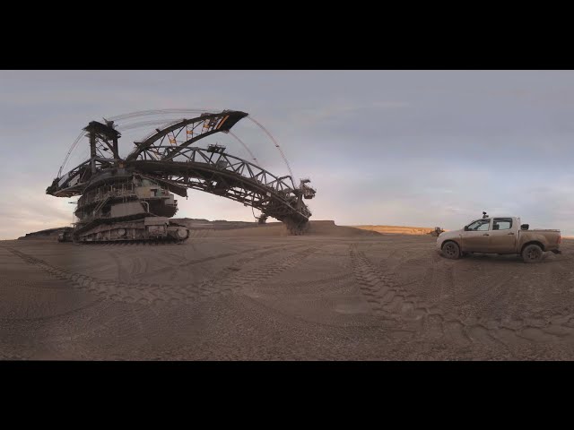 360 Grad Video von Bagger 288 | ZDF heuteplus