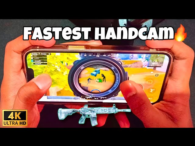 🔥Fastest Handcam 2 finger + gyroscope 🥵|iPhone 13 Bgmi PUBG Test 2025