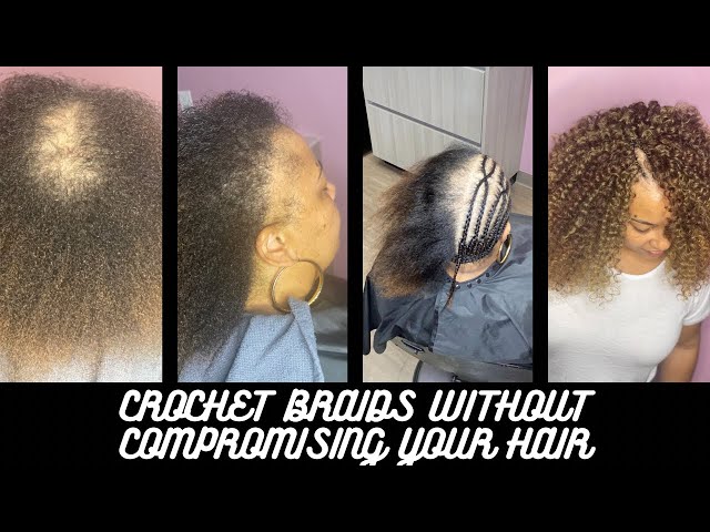 Full Coverage Crochet Braids on Thin Hair | Lightweight & Tension Free | Afri Naptural Water Wave