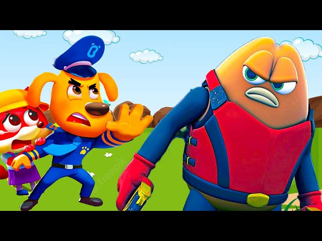 Sheriff Labrador Full Episode | Police Officer | Biting Monster | Babybus Cartoon | Monster Babybus