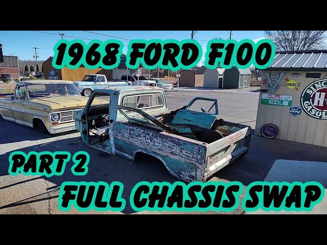 1968 Ford F100 Full Chassis Swap with a Mercury Grand Marquis Part 2