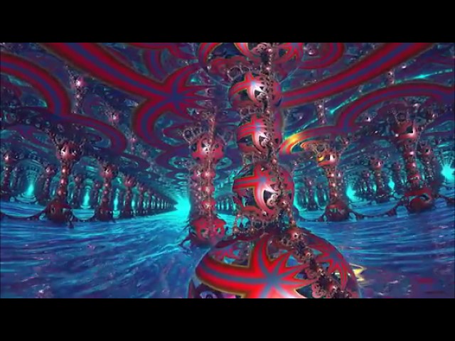 A Monstrous Thing of (360°) Beauty--3D Fractal Animation Music Video