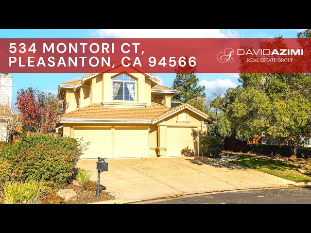 JUST LISTED! 534 Montori Ct, Pleasanton, CA 94566 | David Azimi