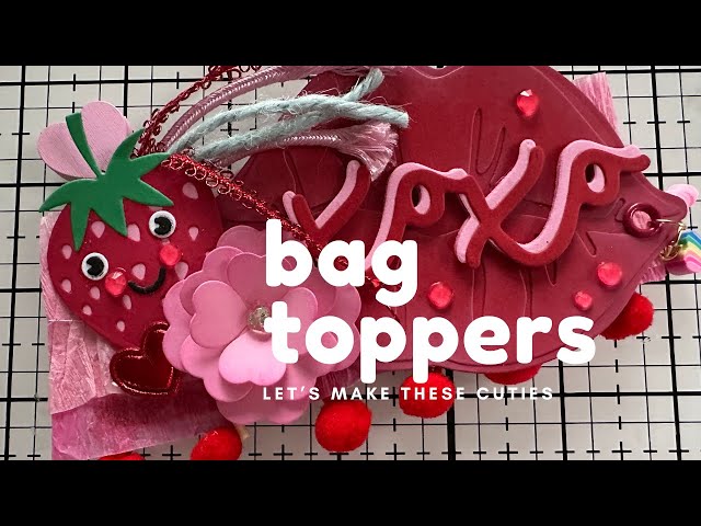 Craft With Me - Valentine Bag Toppers | Embelllishment- Layered Crepe Paper Ruffle