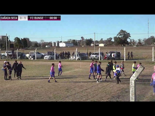 10° FECHA TORNEO CLAUSURA LFGV CAÑADA SECA VS FC BUNGE